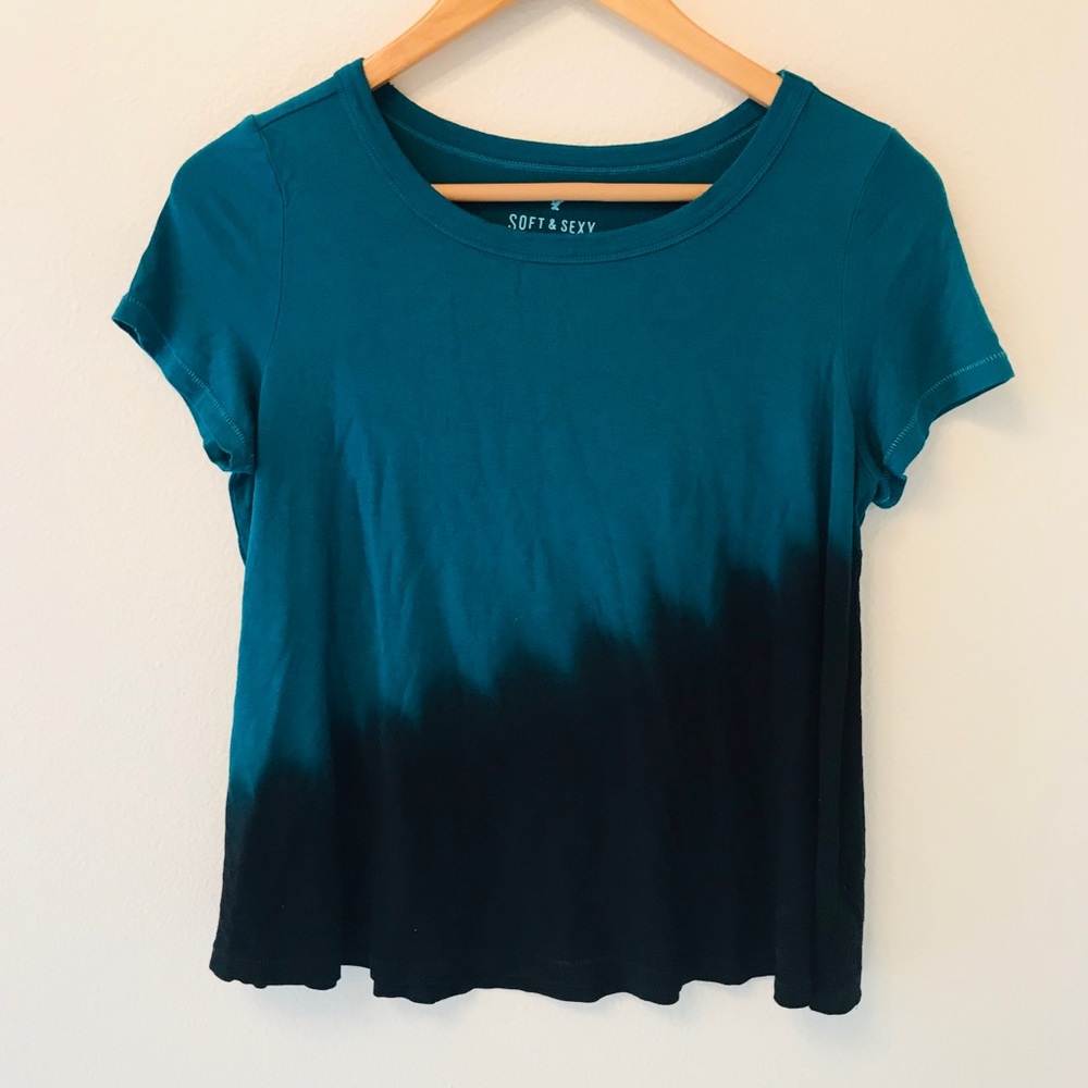American Eagle Soft Ombré Shirt